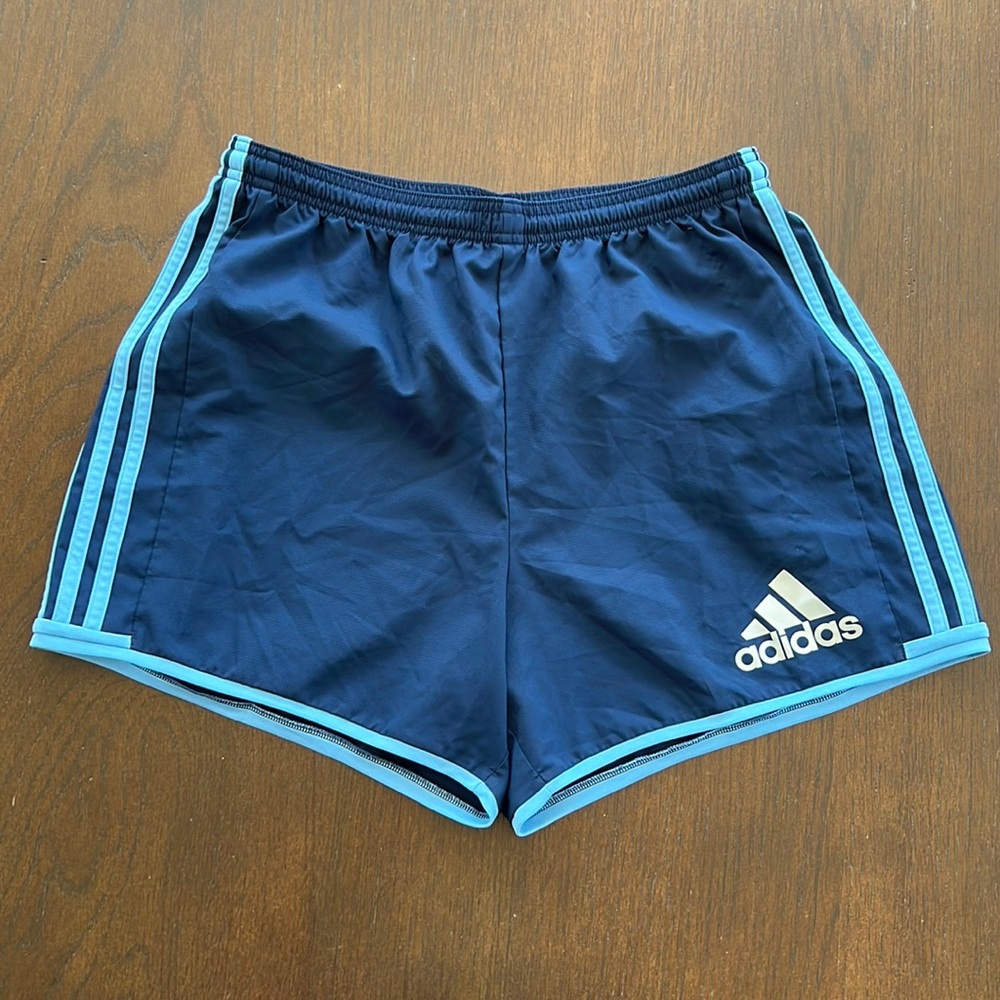 Adidas Climalite Adizero Navy/light blue soccer shorts